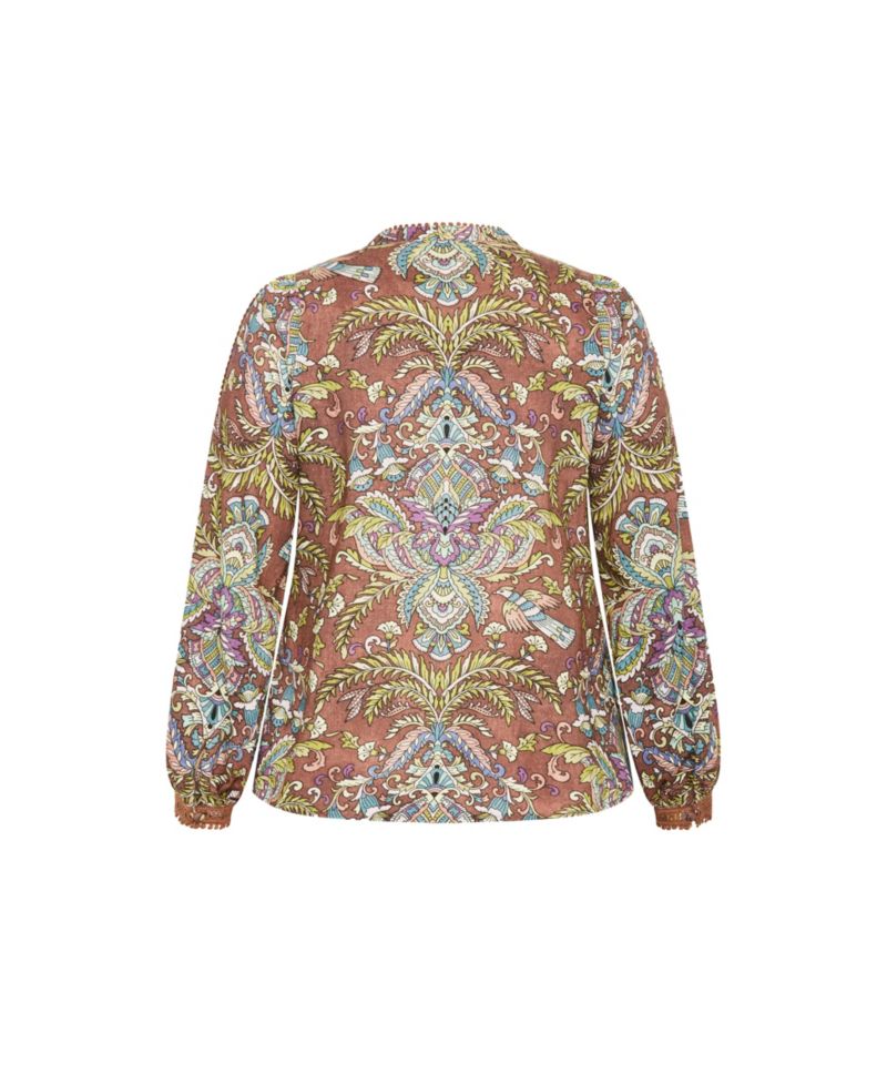 Plus Size Mysteria Print Shirt