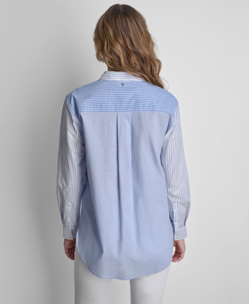 Women's Long-Sleeve Poplin Classic-Fit Shirt