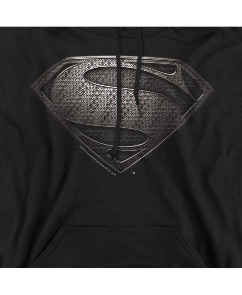 Men's Man Of Steel Mos Desaturated Graphic Pull-Over Hoodie
