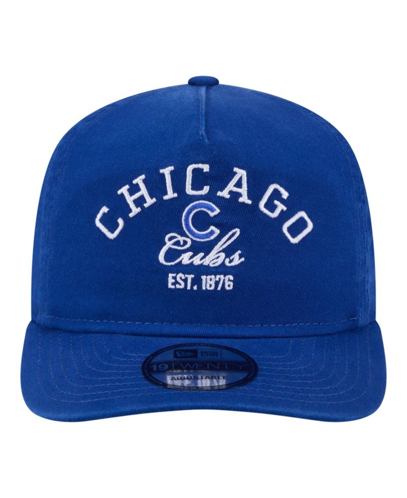 Men's Royal Chicago Cubs Stacked 19TWENTY Adjustable Hat