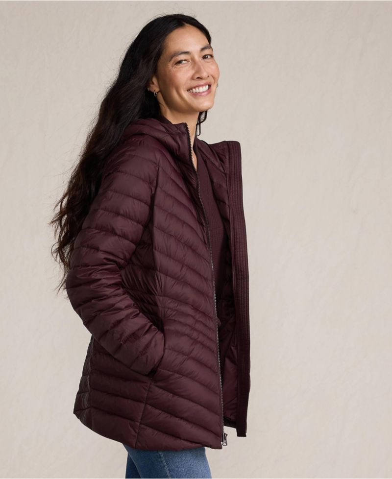 Women's Wanderweight Packable Down Long Jacket