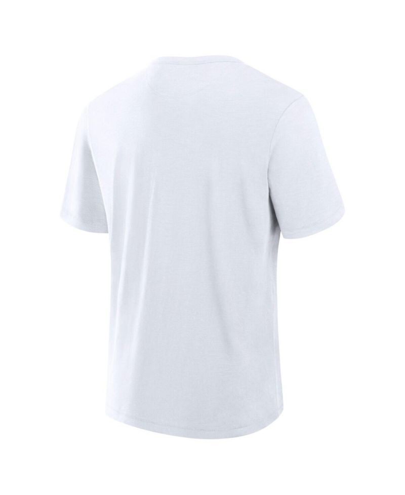 Men's White Utah Mammoth Wordmark Stadium Slub T-Shirt