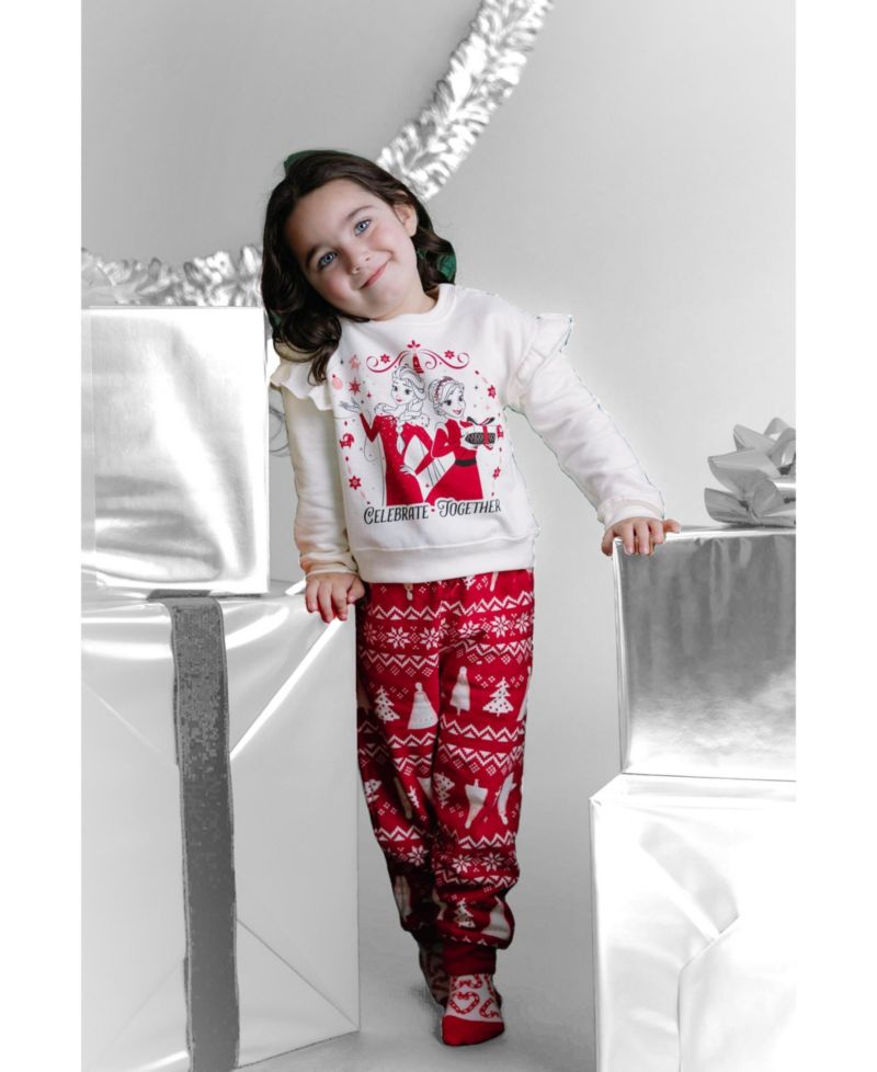Cars Boys' Holiday 2-Piece Fleece Sweatshirt and Pants Set