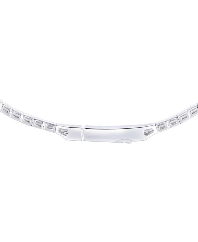 Diamond Illusion Bangle Bracelet (1/4 ct. t.w.) in Sterling Silver