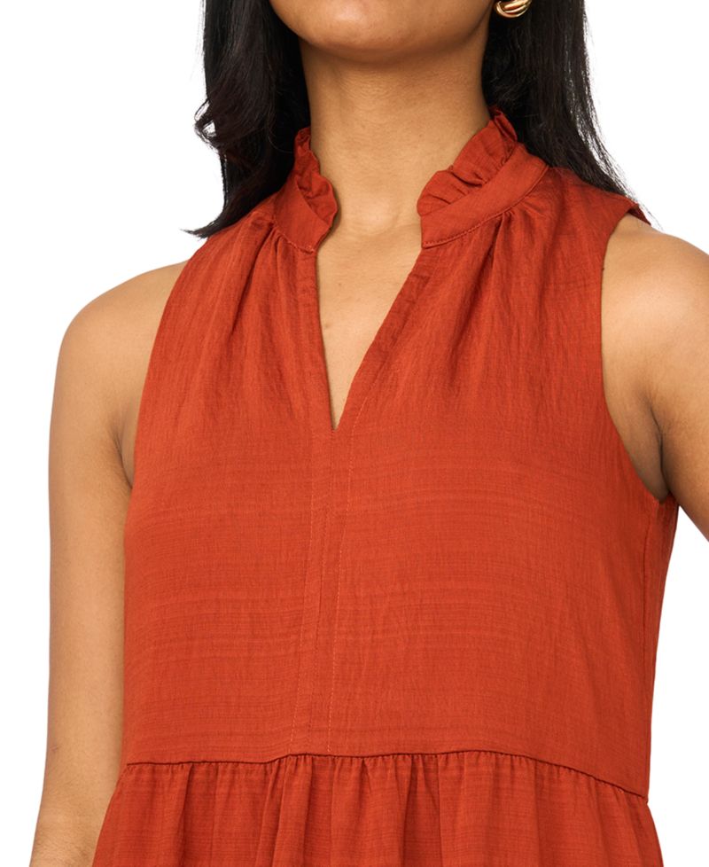 Women's V-Neck Sleeveless Dress