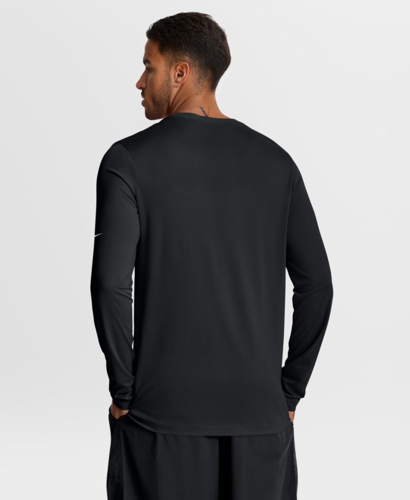 Men's Black New York Jets Legend Icon Dri-FIT Long Sleeve T-Shirt