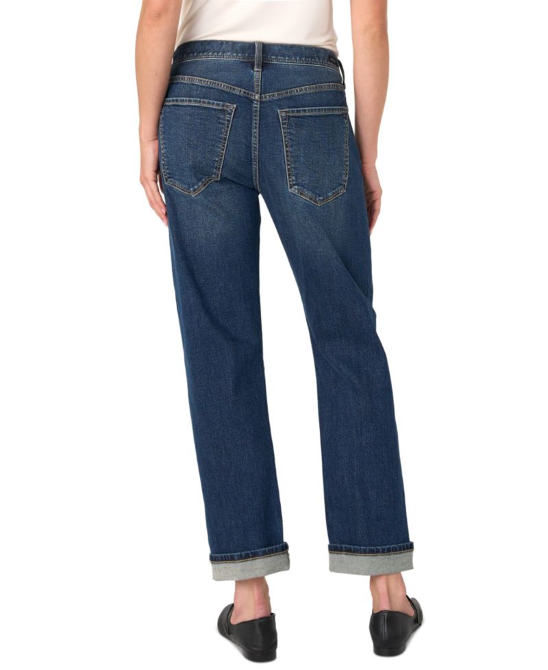 Women's Sloane Low-Rise Girlfriend Cuffed Jeans