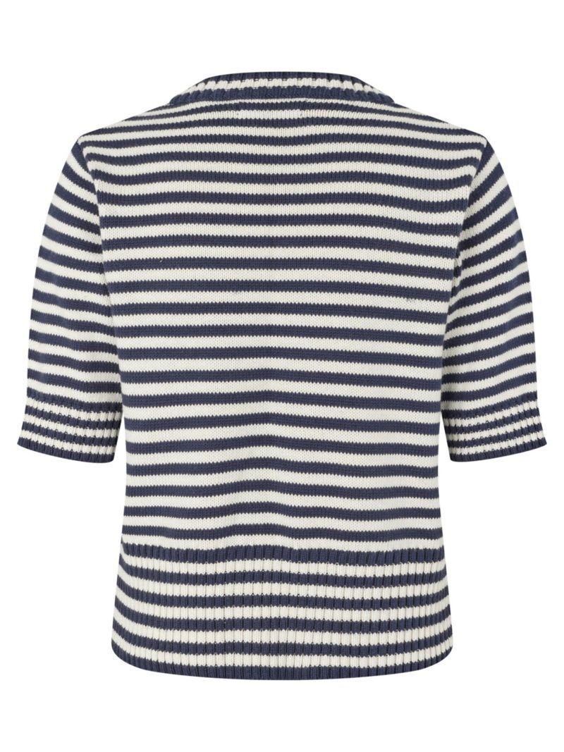 Women's MaFaeleen Striped Short Sleeve Sweater