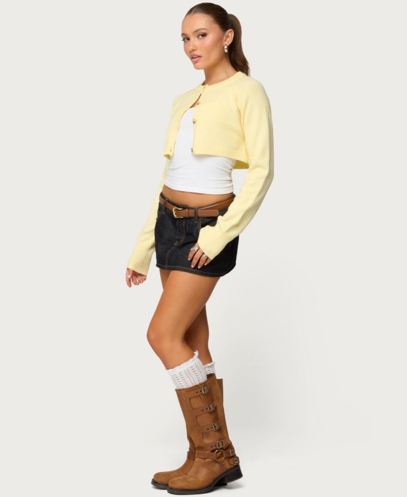 Women's Morgynne Cropped Knit Cardigan