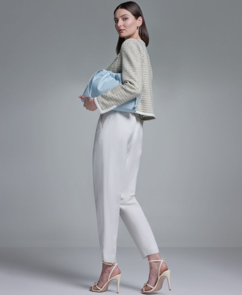 Women's Crewneck Open-Front Jacket