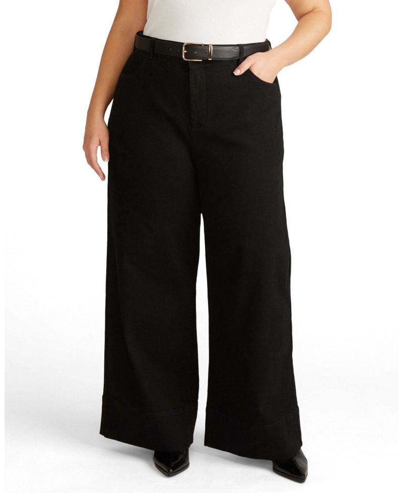 Plus Size Carrie High Rise Wide Leg Jeans