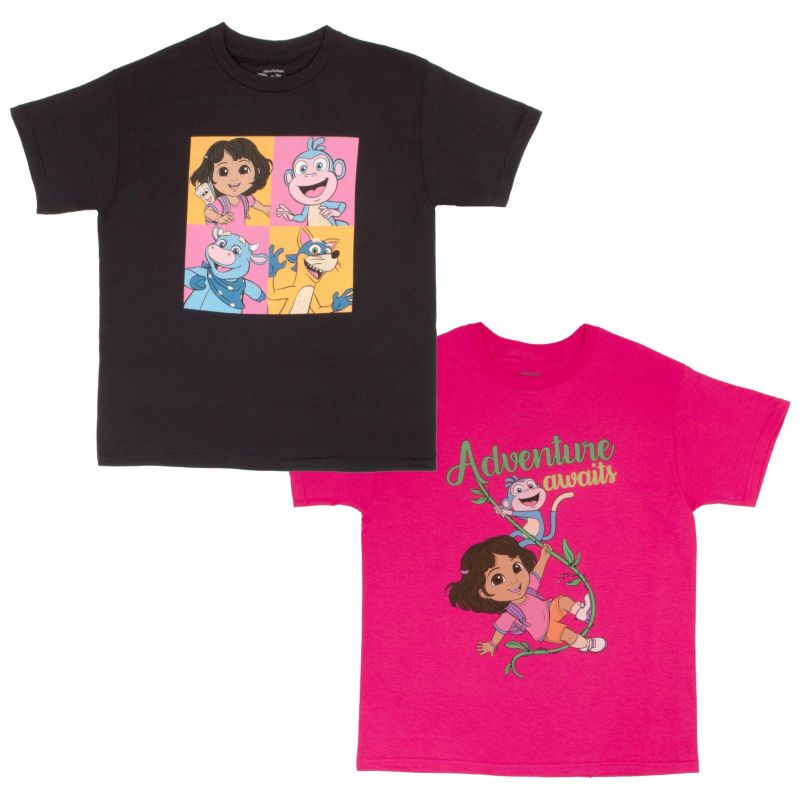Big Girls 2 Piece Fashion T-Shirt Set