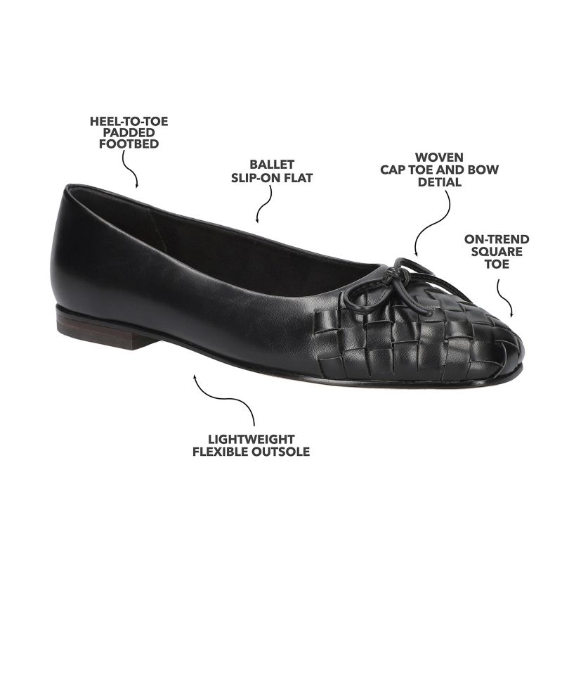 Women's Francie Square Toe Flats