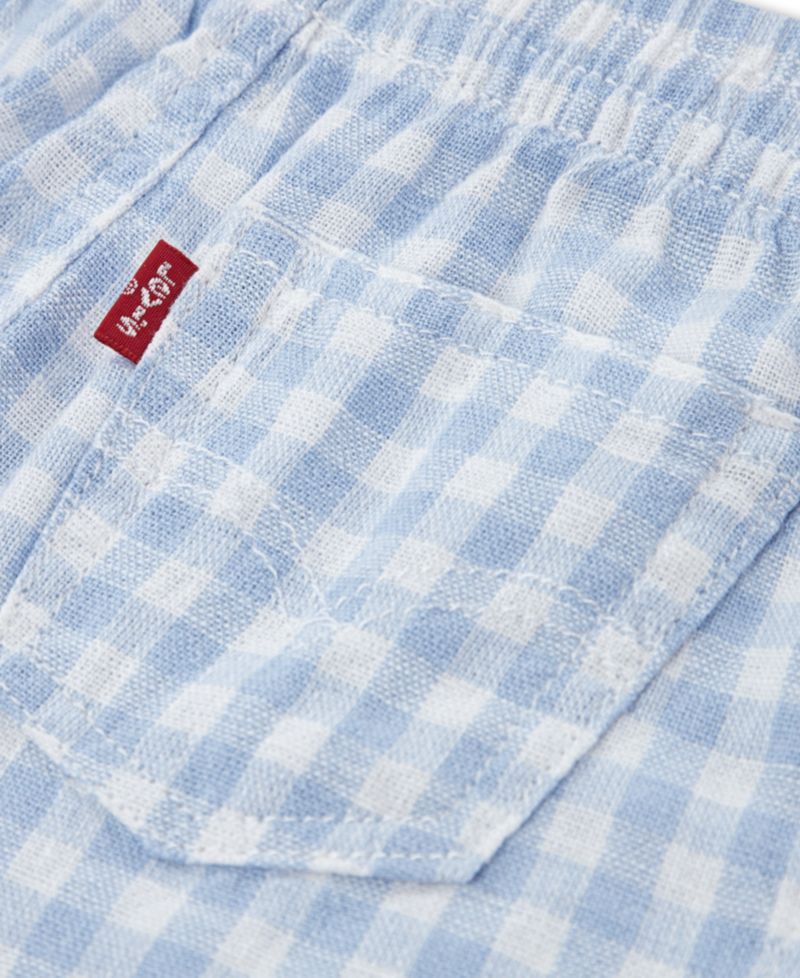 Baby Boys' Gingham Woven Shirt and Shorts, 2 -Piece Set