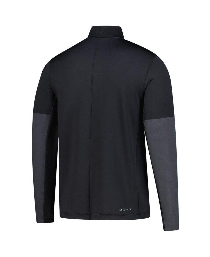 Men's Black Wake Forest Demon Deacons Dri-FIT Half-Zip Pullover Sweatshirt