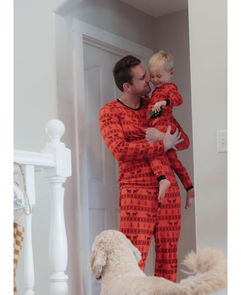 Men’s Two Piece Viscose from Bamboo Holiday Pajamas