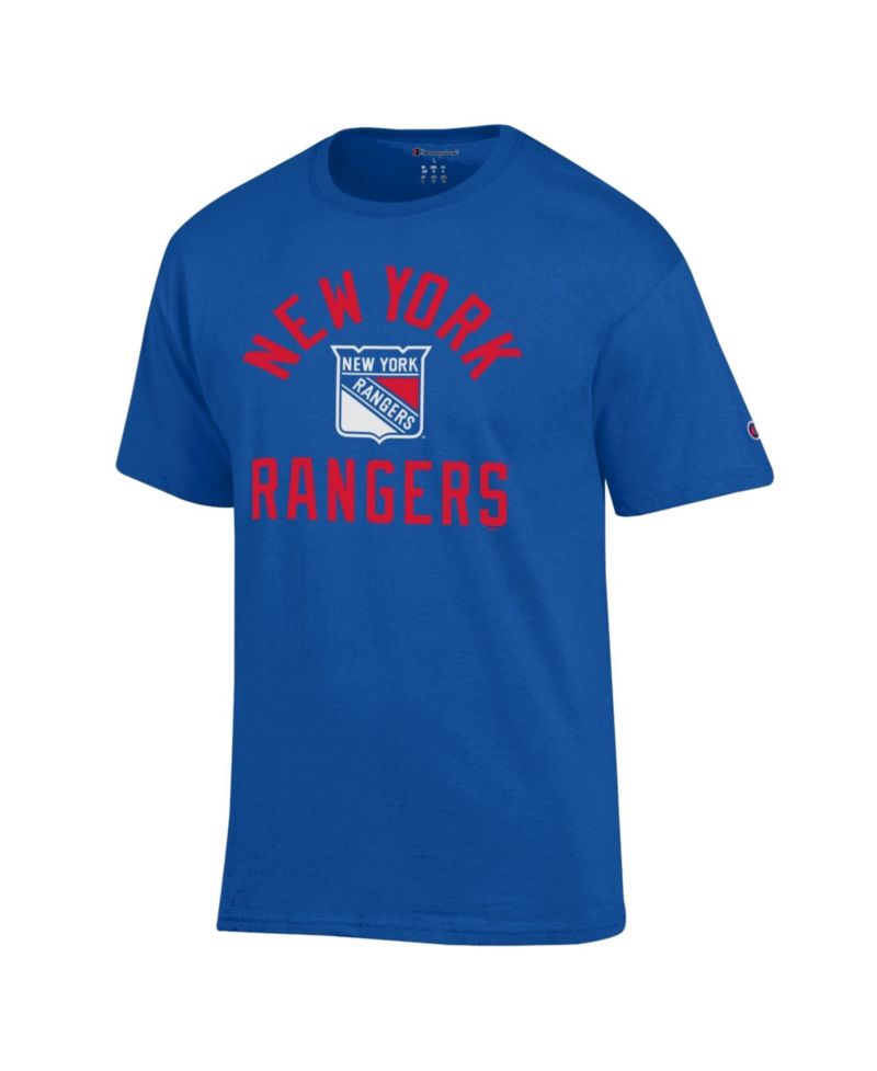 Men's New York Rangers Primary Logo Classic Fit Cotton Jersey T-Shirt