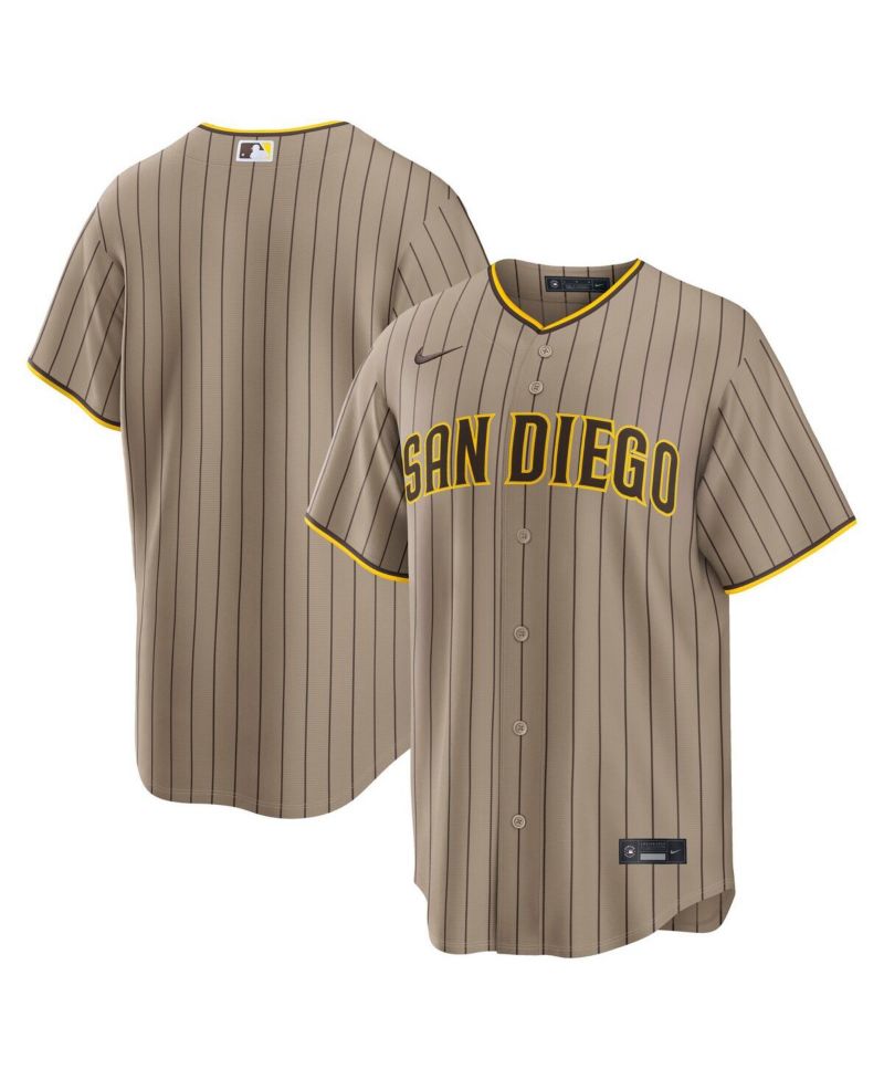 Men's Sand San Diego Padres Alternate Replica Jersey