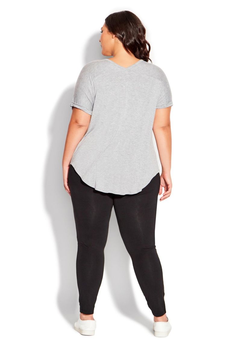 Women's Plus Size Petite High Rise Legging