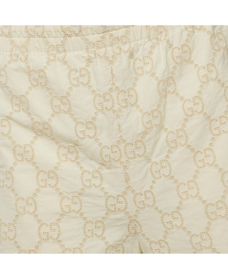 Women's Monogram Pattern Cotton Shorts