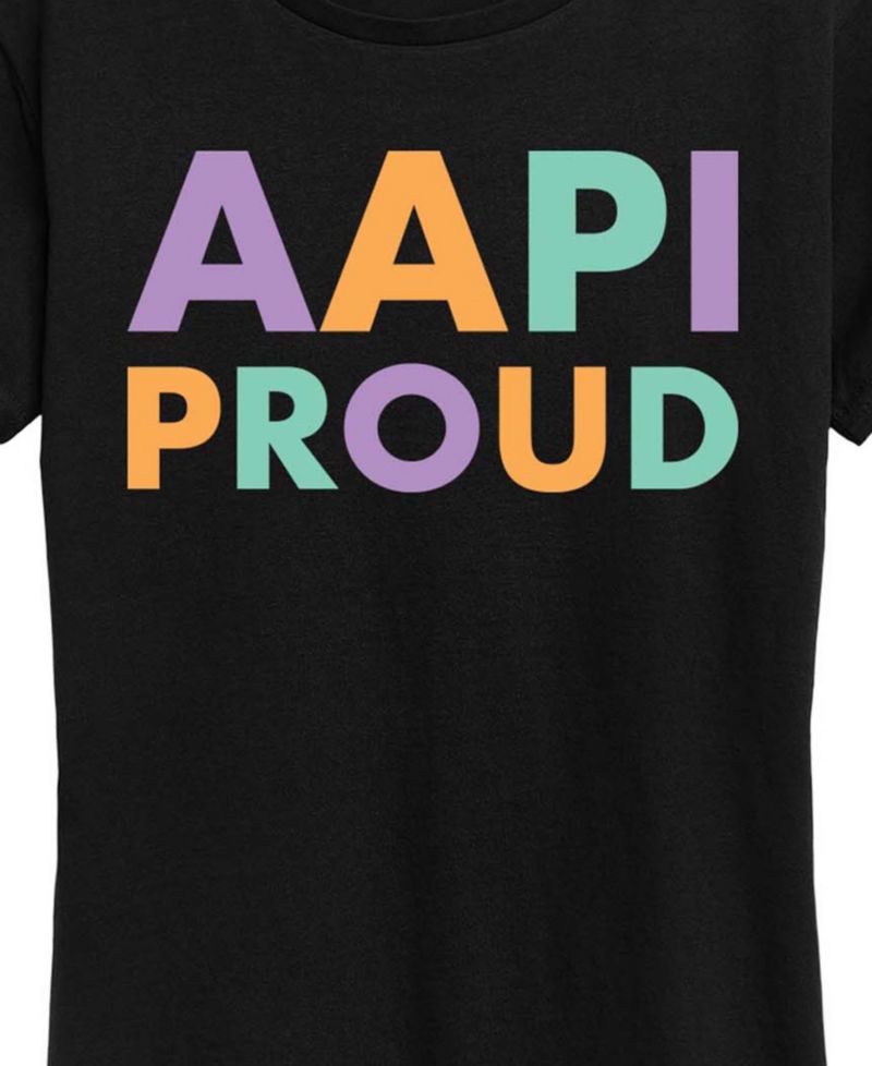 Plus Size Instant Message AAPI Proud Graphic T-Shirt