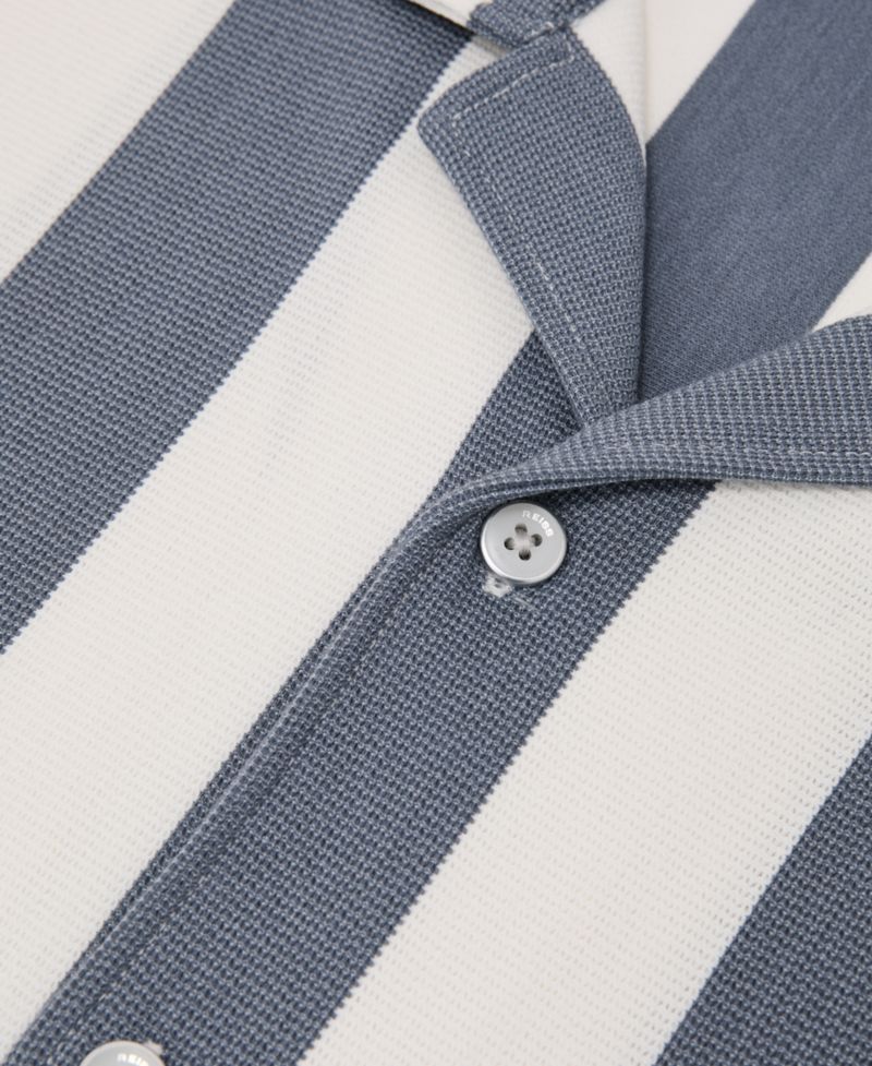 Men's Dexter Block Stripe Cuban Shirt