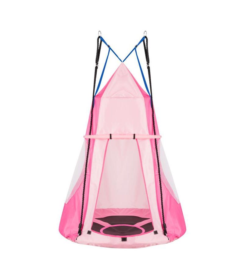 Boys 2-in-1 40 Inch Hanging Chair Detachable Swing Tent