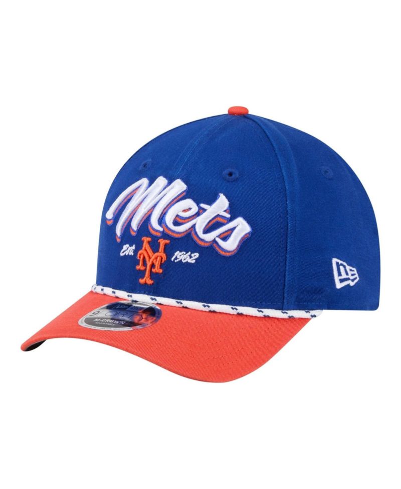 Men's Royal/Orange New York Mets Team Loyal 9FORTY M-Crown Adjustable Hat