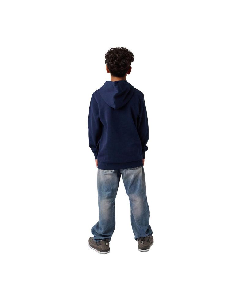 Little Boys Sonic Arrows and Checkered Flags Youth Navy Long Sleeve Hooded Sweatshirt-4