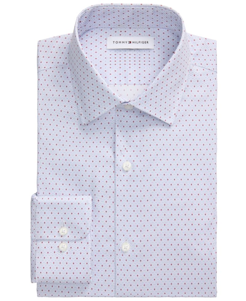 Men's Spread Collar Dress Shirt