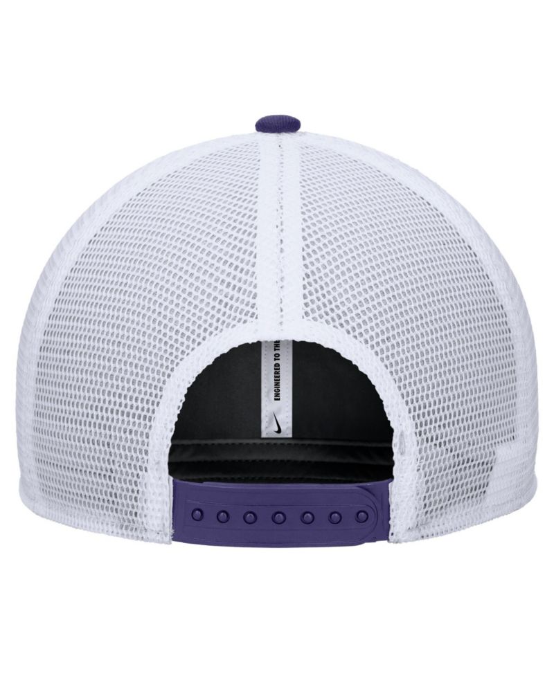Men's Purple TCU Horned Frogs Rise Adjustable Trucker Hat