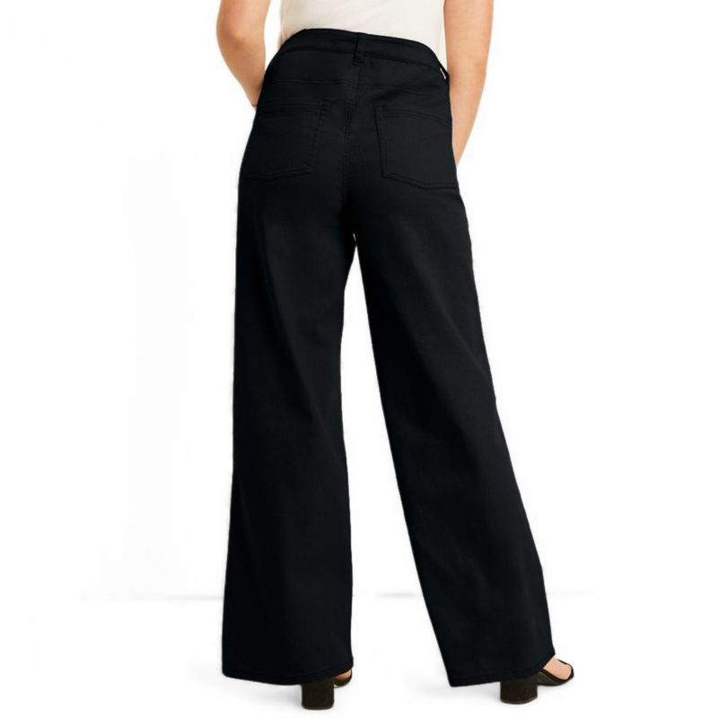 Women's June and Vie June Fit Wide-Leg Jeans