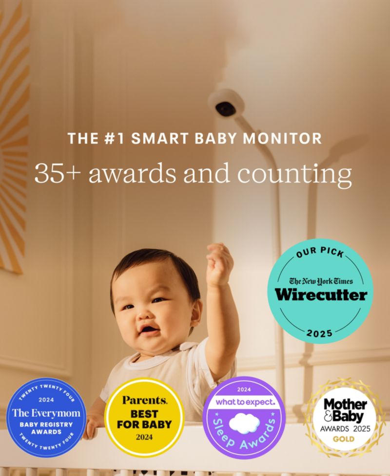 Pro Smart Baby Monitor and Wall Mount