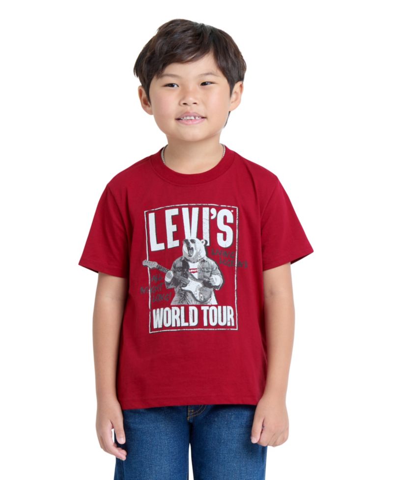 Boys' 4-7 Polar Bear Tour Graphic-Print T-Shirt