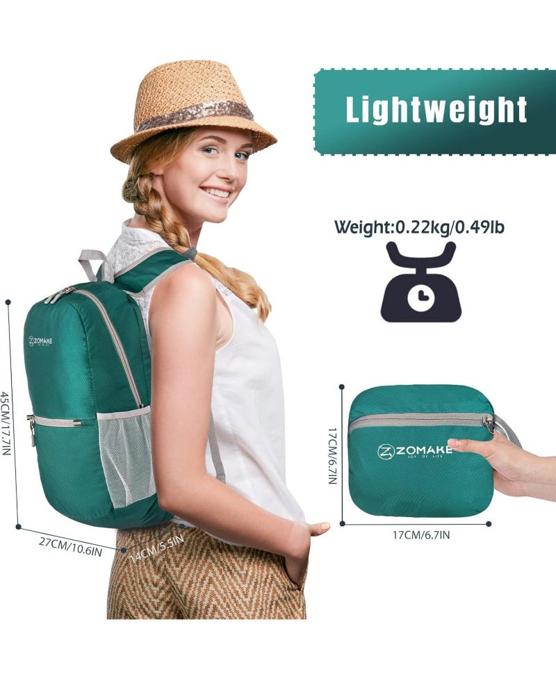 Ultra Lightweight Hiking Backpack 20L, Packable Small Backpacks Water Resistant Daypack for Women Men