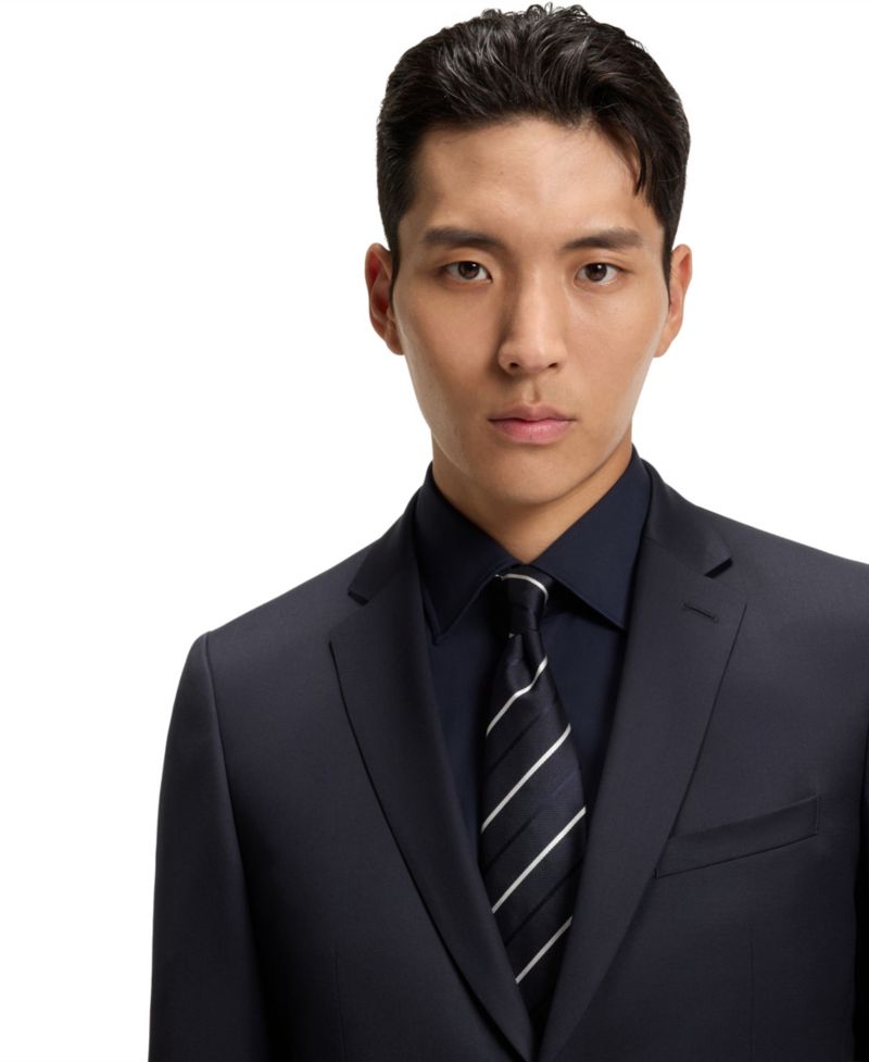 Men's Virgin-Wool Extra-Slim-Fit Suit Jacket