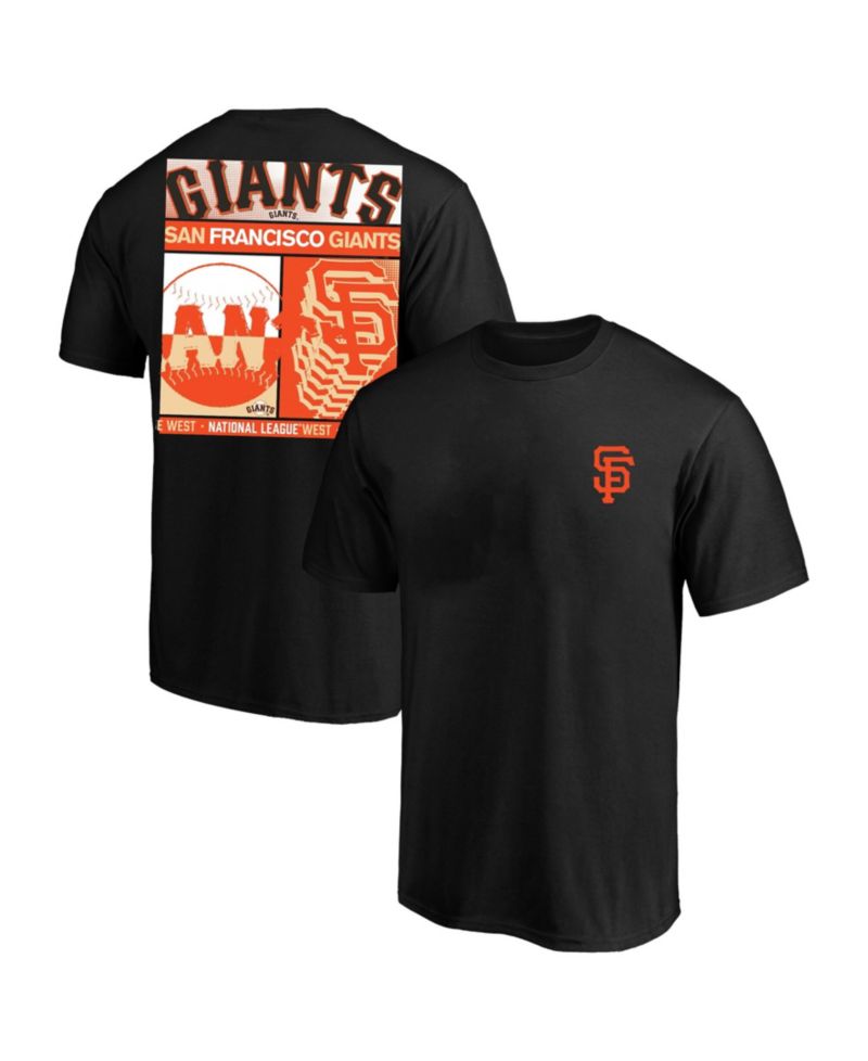 Men's Profile Black San Francisco Giants Big & Tall Two-Sided Graphic T-Shirt