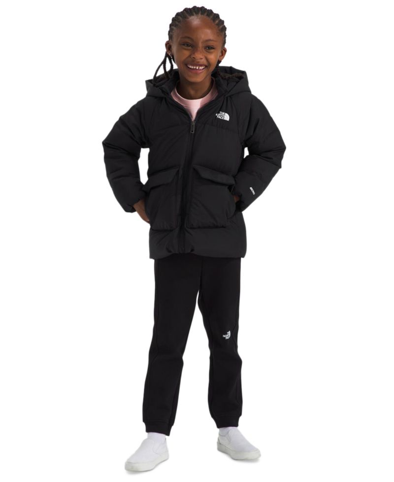 Toddler & Little Girls North Quilted Fleece-Lined Full-Zip Hooded Down Parka