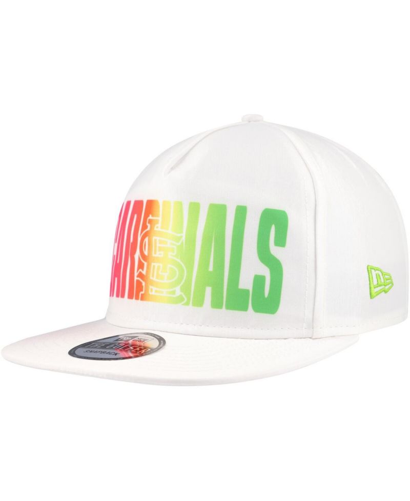 Men's White St. Louis Cardinals Spring Spectrum Golfer Snapback Hat