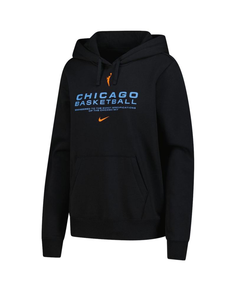 Women's Black Chicago Sky Club City Pullover Hoodie