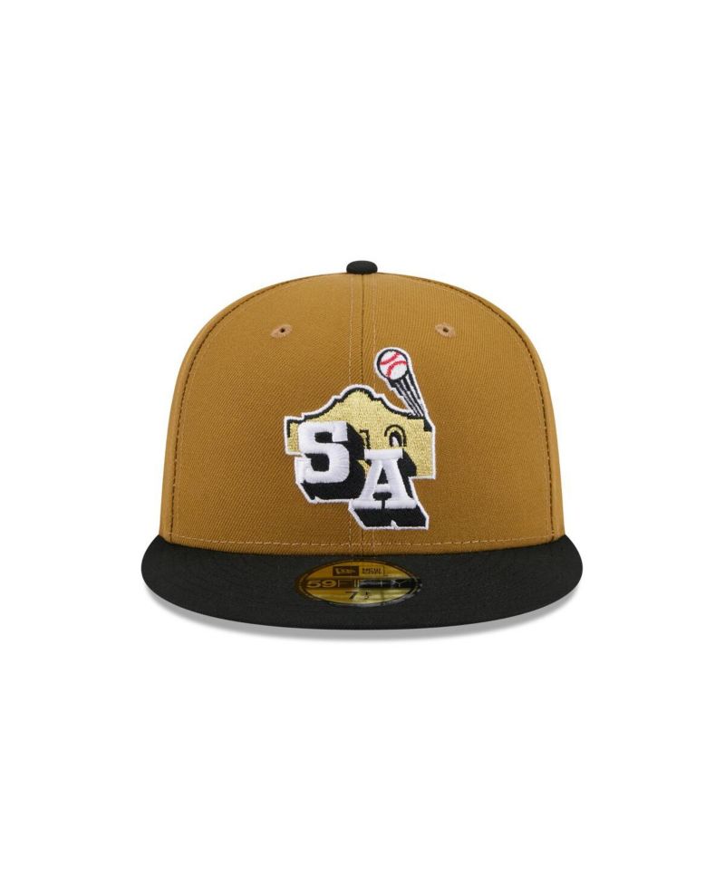 Men's Gold San Antonio Missions Theme Nights 59FIFTY Fitted Hat