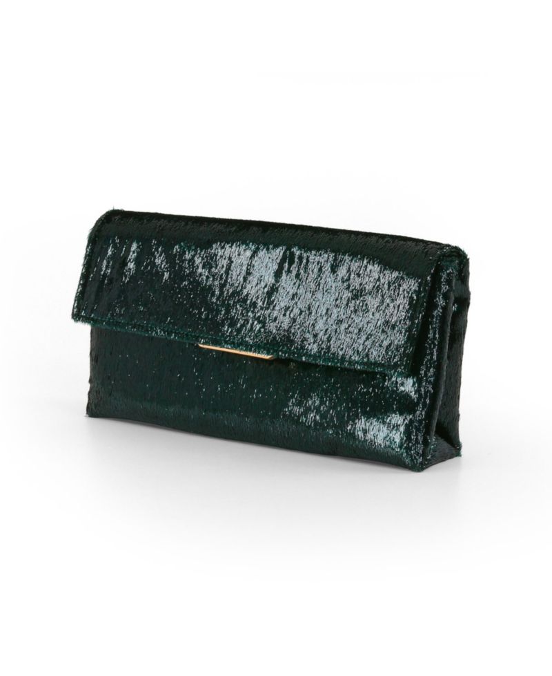 Woman's Angel Soft Faux Pony Hair Envelope Clutch