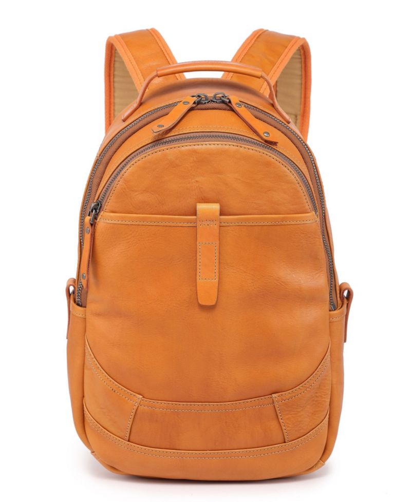 Sun-Wing Small Leather Backpack