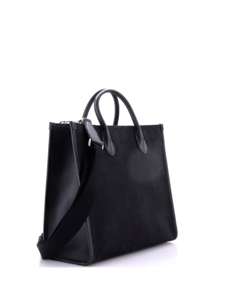 Jumbo GG Canvas Convertible Laptop-Compatible Tote