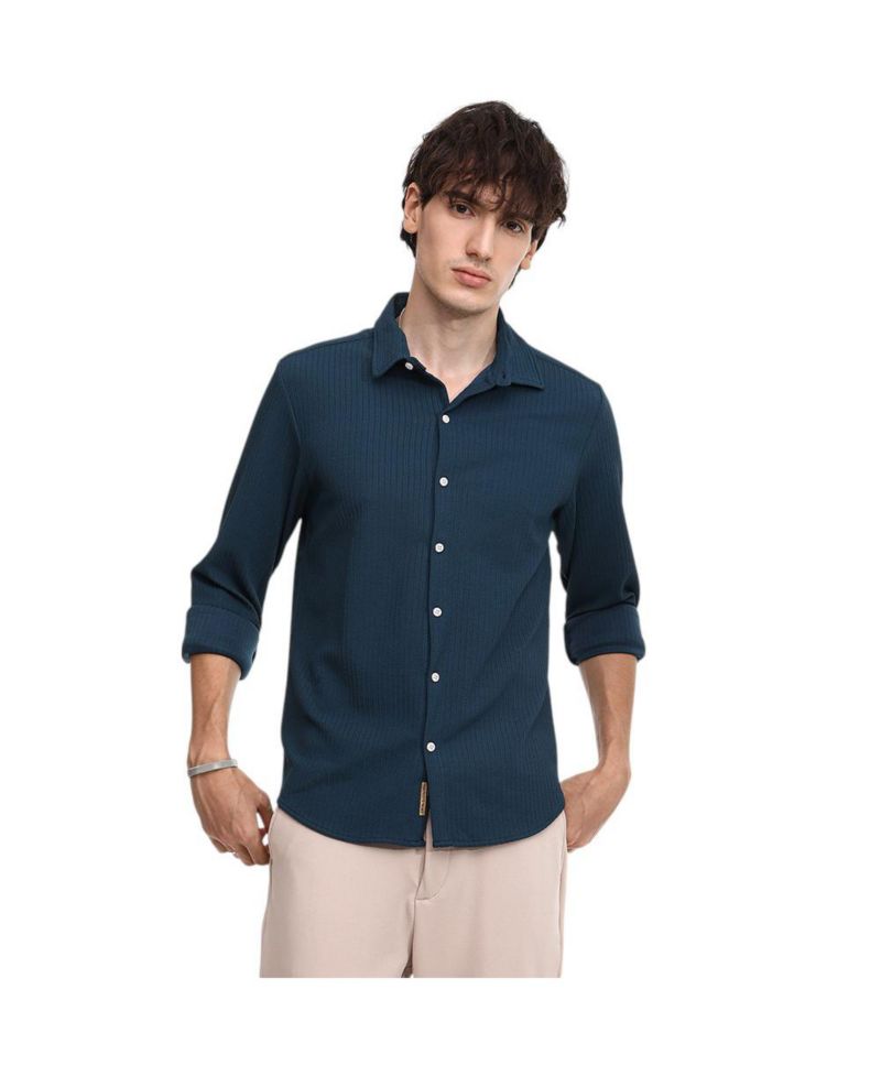 Men's Stripe-Creased Shirt