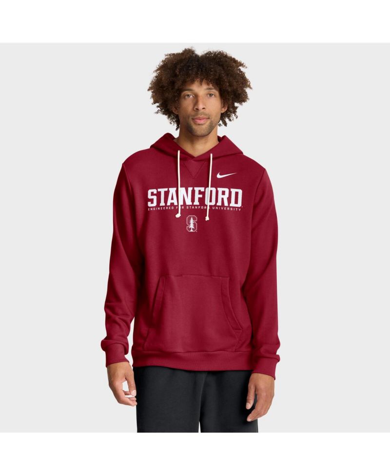 Men's Cardinal Stanford Cardinal 2025 Sideline Standard Issue Dri-FIT Hoodie