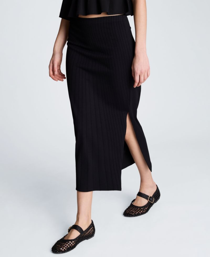 Women's Pull-On Midi Skirt