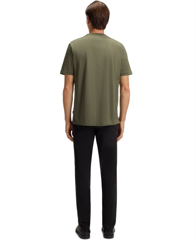 Men's Mercerized-Cotton Monogram T-Shirt