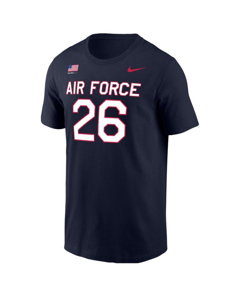 Men's Navy Air Force Falcons Freedom 250 T-Shirt