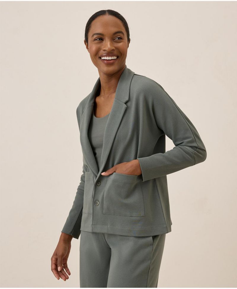 Women's Organic Cotton Airplane Relaxed Blazer